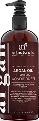 Art Naturals® Argan Oil Leave in Conditioner / Moisturizer 12 oz | Best Treatment for Dry, Damaged & Colored Hair | Deep Conditioning Repair Cream Leaving Hair Sleek & Shiny For All Hair Types
