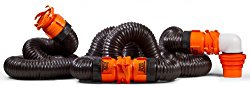 Camco 39742 RhinoFLEX 20′ RV Sewer Hose Kit with Swivel Fitting
