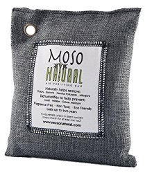 Moso Natural Air Purifying Bag, Charcoal Color, 200-G