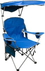 Quik Shade Adjustable Canopy Folding Camp Chair – Royal Blue