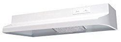 Air King AD1303 Advantage Ductless Under Cabinet Range Hood with 2-Speed Blower, 30-Inch Wide, White Finish