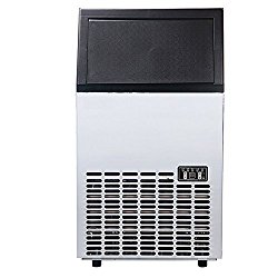 Costzon Built-In Stainless Steel Commercial Ice Maker Portable Ice Machine Restaurant