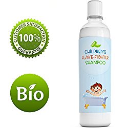 Best Anti Dandruff Shampoo For Kids – All-Natural Gentle Tear Free Kid’s Shampoo for Dandruff – Itchy Scalp Treatment for Children with Tea Tree Lavender & Jojoba- Sulfate Free for All Ages- 8 Oz