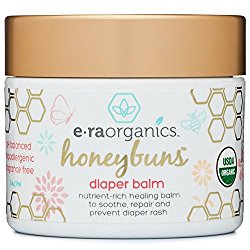 Diaper Rash Cream 2oz. USDA Certified Organic Soothing Diaper Rash Treatment for Sensitive Skin. Natural Ointment to Nourish and Protect from Moisture, Infection, Chaffing and Irritation.