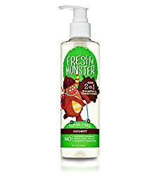 Fresh Monster 2-in-1 Kids Shampoo & Conditioner (Coconut, 8 oz)