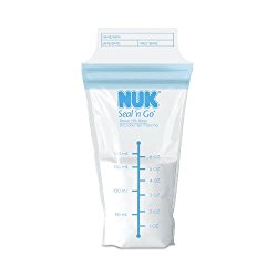 NUK Seal N Go Breast Milk Bags, 100 Count