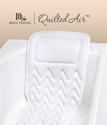 QuiltedAir BathBed(TM) -FULL BODY COMFORT- Luxury Spa Bath Pillow and Mat
