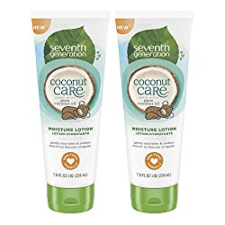 Seventh Generation Baby Lotion with Moisturizing Coconut Care, 7.6oz , 2 Count