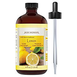 Body Wonders Lemon Essential Oil 4 Oz
