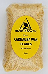 Carnauba Wax Organic Flakes Brazil Pastilles Beards Premium Prime Grade A 100% Pure 2 oz