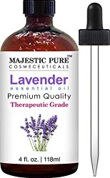 Majestic Pure Lavender Essential Oil, Therapeutic Grade, 4 fl. Oz