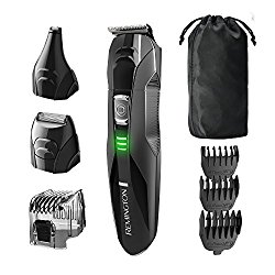 Remington PG6025 All-in-1 Lithium Powered Grooming Kit, Trimmer (8 Attachments)