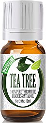 Tea Tree 100% Pure, Best Therapeutic Grade Essential Oil – 10ml