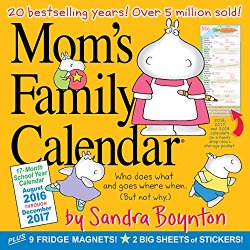 Mom’s Family Wall Calendar 2017