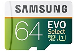 Samsung 64GB EVO Select Micro SDXC Memory Card, 80MB/s (MB-ME64DA/AM)
