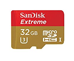 SanDisk Extreme 32GB microSDXC UHS-I Card with Adapter (SDSQXNE-064G-GN6MA) [Old Version]