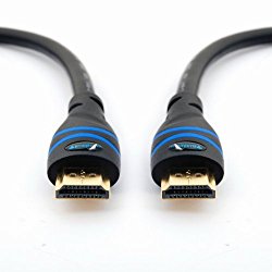 BlueRigger High Speed HDMI Cable – 50 Feet – CL3 Rated for In-wall Installation – Supports 4K, 3D and Audio Return [Latest HDMI version]