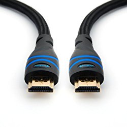 BlueRigger High Speed HDMI cable with Ethernet, Supports 3D and Audio Return (25 Feet)