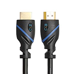 High-Speed HDMI Cable – 50 Feet, Supports Ethernet, 3D and Audio Return, UltraHD 4K Ready – Latest Specification Cable, 1-Pack