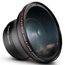 58MM 0.43x Altura Photo Professional HD Wide Angle Lens w/ Macro Portion for Canon EOS Rebel (T6s T6i T5i T5 T4i T3i T3 SL1 1100D 700D 650D 600D 550D 300D 100D 60D 7D 5D 70D)