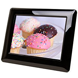 Micca M703 7-Inch 800×600 High Resolution Digital Photo Frame With Auto On/Off Timer (Black)