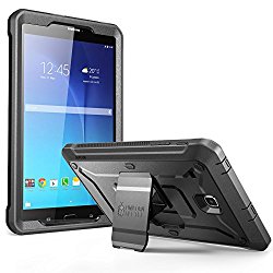 Galaxy Tab E 8.0 Case, SUPCASE Unicorn Beetle PRO Series Full-body Hybrid Protective Case with Screen Protector for Samsung Galaxy Tab E 8.0 Dual Layer Design+Impact Resistant Bumper (Black/Black)