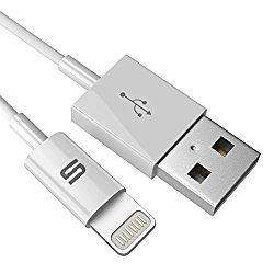 iPhone Charger Syncwire Apple Lightning Cable 3.3ft – [Apple MFi Certified] Lifetime Guarantee Series – Sync & Charging Cord for iPhone 6S Plus 6 Plus SE 5S 5C 5, iPad 2 3 4 Mini Air Pro, iPod – White