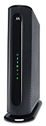 Motorola 16×4 High-Speed Cable Gateway with WiFi, 686 Mbps DOCSIS 3.0 modem + AC1900 Wi-Fi Gigabit Router with Power Boost, Certified by Comcast, Charter Spectrum, Time Warner Cable, and More (MG7550)