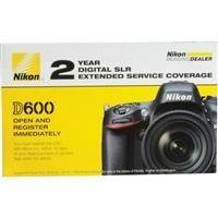 Nikon 2 Year Extended Service Coverage Agreement for the D600 Digital SLR Cameras