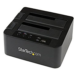 StarTech.com 6Gbps USB 3.0/eSATA to 2.5-Inch/3.5-Inch SATA Hard Disk Drive/Solid State Drive Duplicator Dock (SDOCK2U33RE)