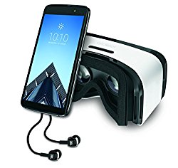 Alcatel IDOL 4 S Unlocked 4G LTE Smartphone with VR Goggles and JBL Headset – 32GB – 5.5″ AMOLED Display – Dark Grey (U.S. Warranty)