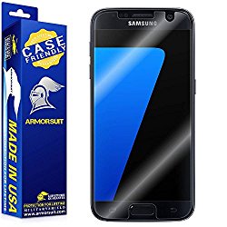 Armorsuit MilitaryShield Samsung Galaxy S7 Screen Protector (Case Friendly) Anti-Bubble Ultra HD Shield w/ Lifetime Replacements