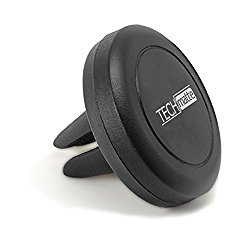 Car Mount, TechMatte MagGrip Air Vent Magnetic Universal Car Mount Holder for Smartphones including iPhone 7, 6, 6S, Galaxy S7, S7 Edge Black
