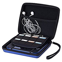 Austor Travel Carrying Case Protective Cover for Nintendo 2DS, Blue