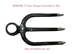 Canterbury Hoe Fork Head, Forged 3 Prongs