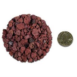 Joebonsai Genuine Red Lava Gravel Bonsai Tinyroots-Brand Top Dressing One Pound Great For Bonsai Landscaping Design Setting Red Rust Black Ph Balanced All-Natural