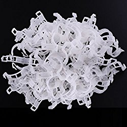KINGLAKE®100Pcs Plant Support Garden Clips for Vine Vegetables Tomato to Grow Upright and Makes Plants Healthier (36200)