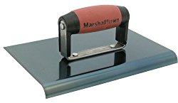 MARSHALLTOWN The Premier Line 163BD 6-Inch by 6-Inch Blue Steel Edger with DuraSoft Handle
