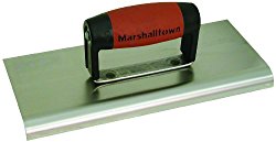 MARSHALLTOWN The Premier Line 188SSD 8-Inch by 6-Inch Stainless Steel Edger with DuraSoft Handle