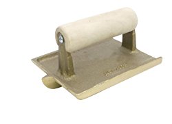 QLT By MARSHALLTOWN 7314W 6-Inch by 4-1/2-Inch Bronze Hand Groover with Wood Handle