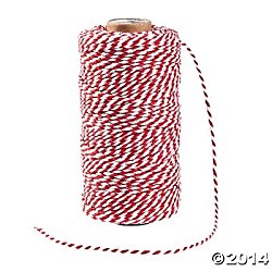Red and White Baker’s Twine – 328 ft