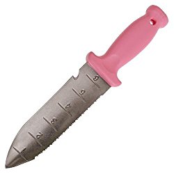 A.M. Leonard Stainless Steel Deluxe Soil Knife, Pink