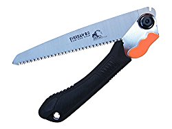 EverSaw 8.0 Folding Hand Saw. All Purpose, Wood, Bone, PVC. Best for Tree Pruning, Camping, Hunting, Toolbox. Rugged 8″ Blade, Solid Grip. By Home Planet Gear