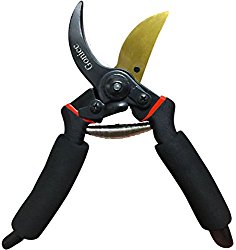 Gonicc 8″ Professional Sharp Bypass Pruning Shears (GPPS-1003), Hand Pruners, Garden Clippers.