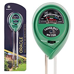 Premium 3-in-1 Soil Tester Meter (Moisture, pH & Light)