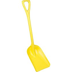 Remco 69816 Hygienic Shovel, Polypropylene Blade, Non-Sparking, 1 Piece, 25″, Yellow