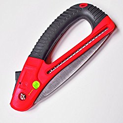 The Gardener’s Friend Folding Pruning Saw, Lightweight, D-Saw is Easy to Use, Small Weak Hands, Safety Latch, Great Gift