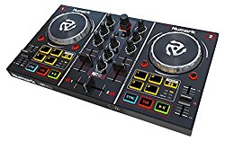 Numark Party Mix | Starter DJ Controller with Built-In Sound Card & Light Show, and Virtual DJ LE Software