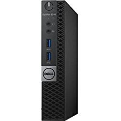 Dell OptiPlex 3040 Micro Desktop (2.50 GHz Intel Core i5-6500T Processor, 4 GB RAM, 500 GB HDD, Windows 7 Professional), Black