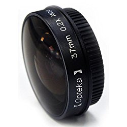 Opteka Platinum Series 0.2X Low-Profile “Ninja” Fisheye Lens for 37mm Camcorders